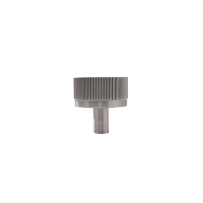 Momo Bellevue Lined Knob Solid Brass 35mm in Dull Brushed Nickel (1)