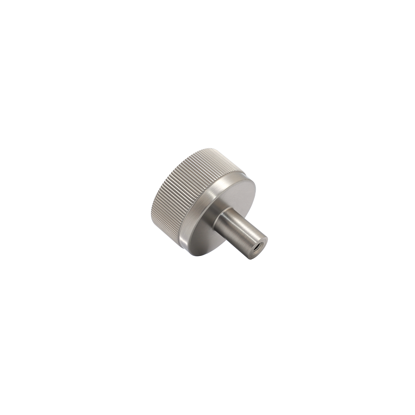 Momo Bellevue Lined Knob Solid Brass 35mm in Dull Brushed Nickel (2)