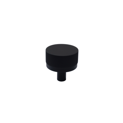 Momo Bellevue Lined Knob Solid Brass 35mm in Matt Black