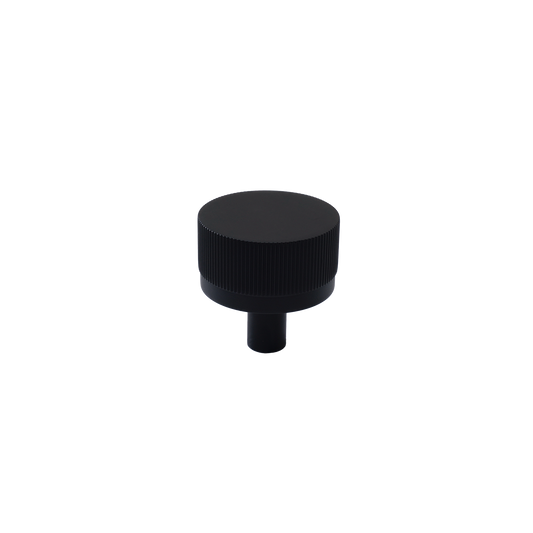 Momo Bellevue Lined Knob Solid Brass 35mm in Matt Black