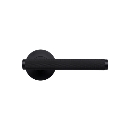 Momo Bellevue Knurled Lever Handle Matt Black