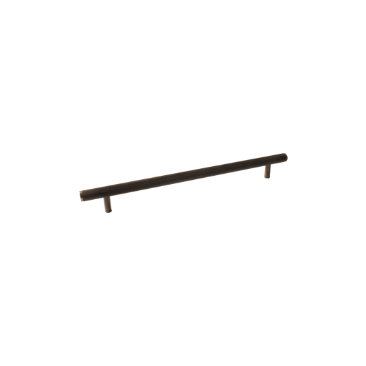 Momo Bellevue Knurled Solid Brass Door Pull Handle In Bronze