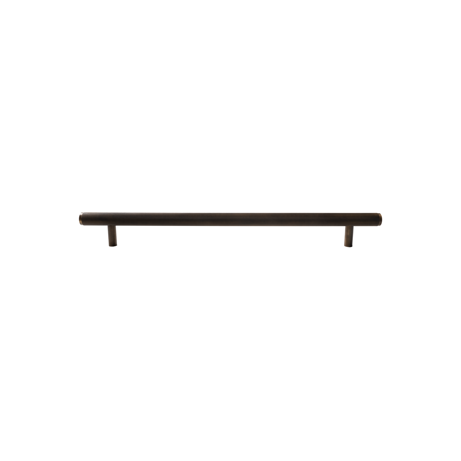 Momo Bellevue Knurled Solid Brass Door Pull Handle In Bronze (1)