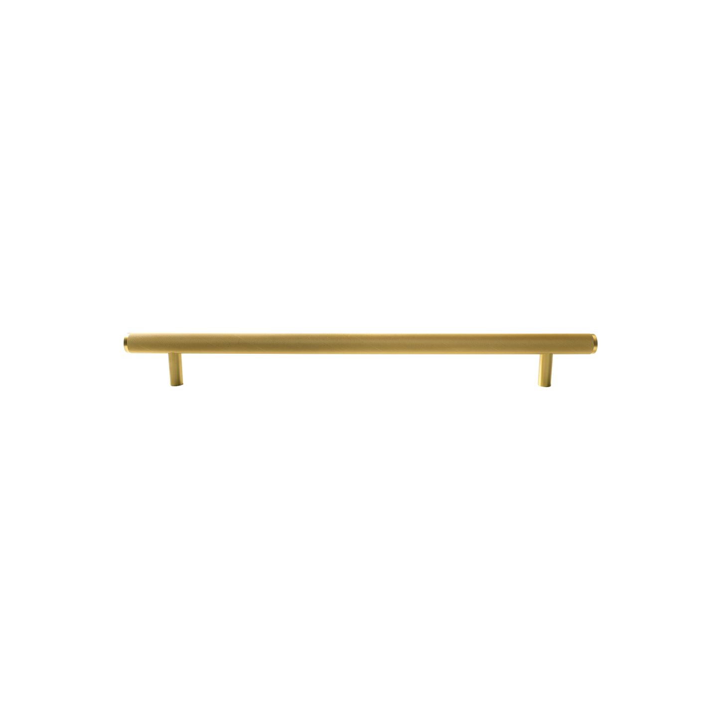Momo Bellevue Knurled Solid Brass Door Pull Handle In Brushed Satin Brass (1)