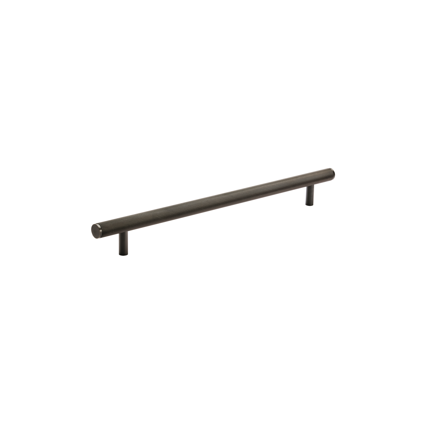 Momo Bellevue Knurled Solid Brass Door Pull Handle In Dark Bronze