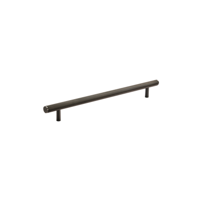 Momo Bellevue Knurled Solid Brass Door Pull Handle In Dark Bronze