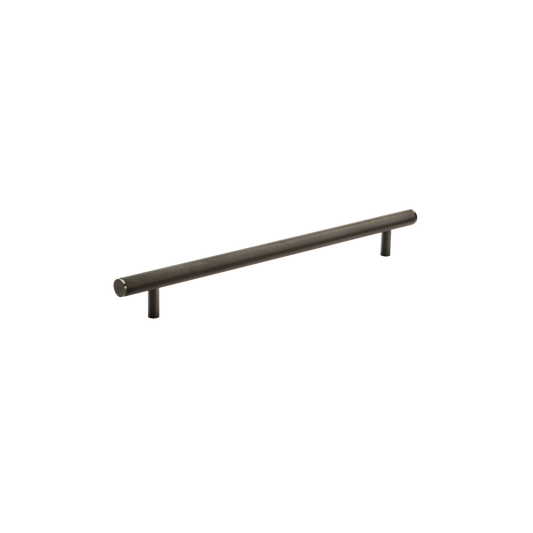 Momo Bellevue Knurled Solid Brass Door Pull Handle In Dark Bronze