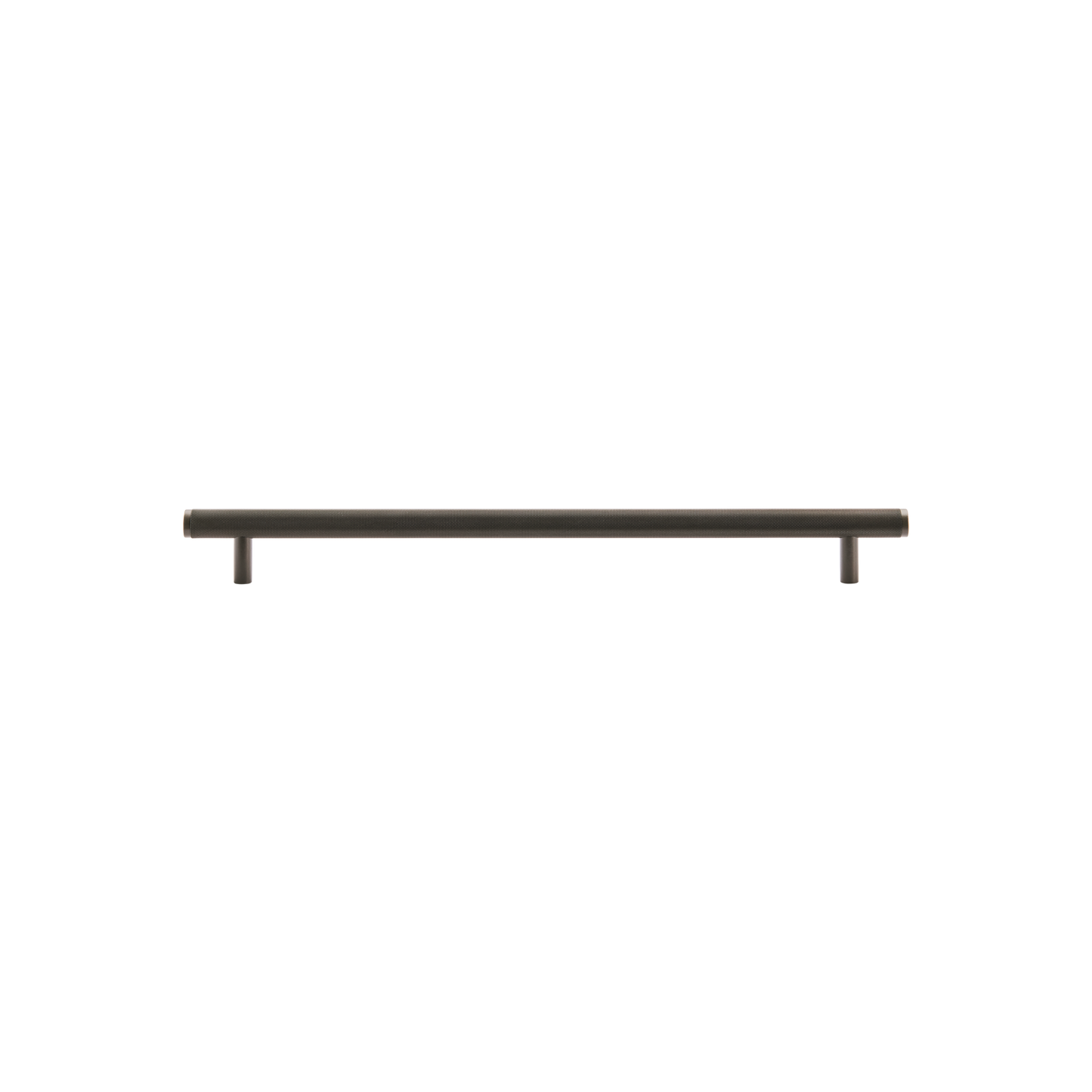 Momo Bellevue Knurled Solid Brass Door Pull Handle In Dark Bronze (1)