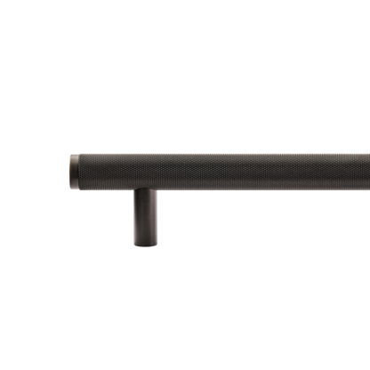 Momo Bellevue Knurled Solid Brass Door Pull Handle In Dark Bronze (2)