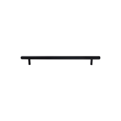 Momo Bellevue Knurled Solid Brass Door Pull Handle In Matt Black (1)