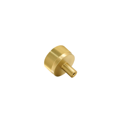 Momo Bellevue Plain Knob Solid Brass 35mm in Brushed Satin Brass (2)