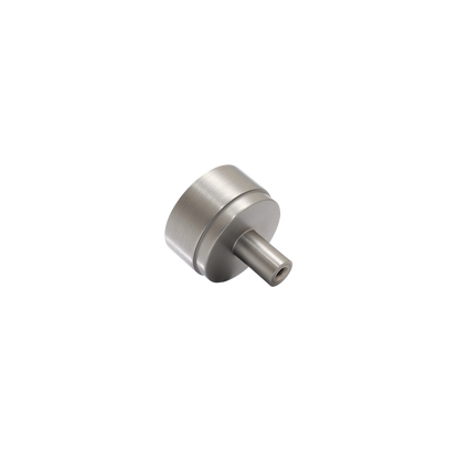 Momo Bellevue Plain Knob Solid Brass 35mm in Dull Brushed Nickel (2)