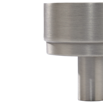Momo Bellevue Plain Knob Solid Brass 35mm in Dull Brushed Nickel (3)