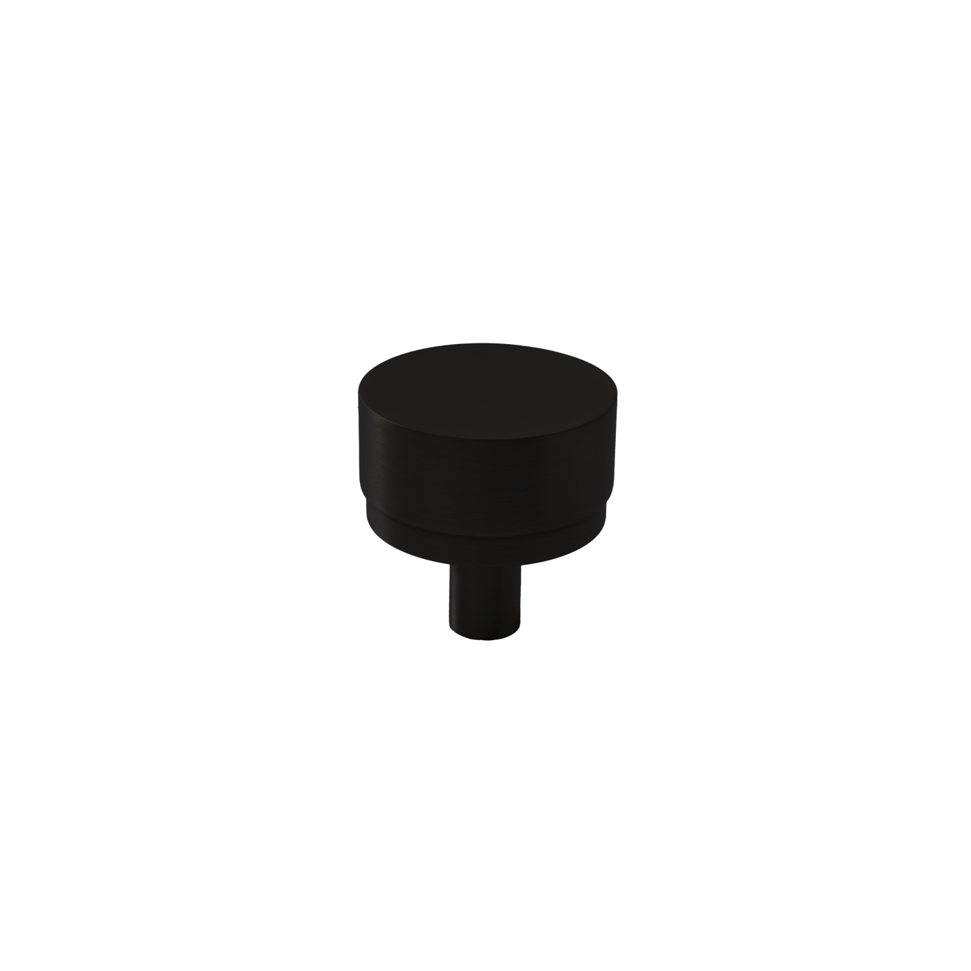 Momo Bellevue Plain Knob Solid Brass 35mm in Matt Black