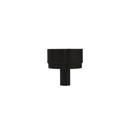 Momo Bellevue Plain Knob Solid Brass 35mm in Matt Black (1)