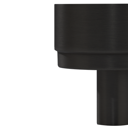 Momo Bellevue Plain Knob Solid Brass 35mm in Matt Black (2)