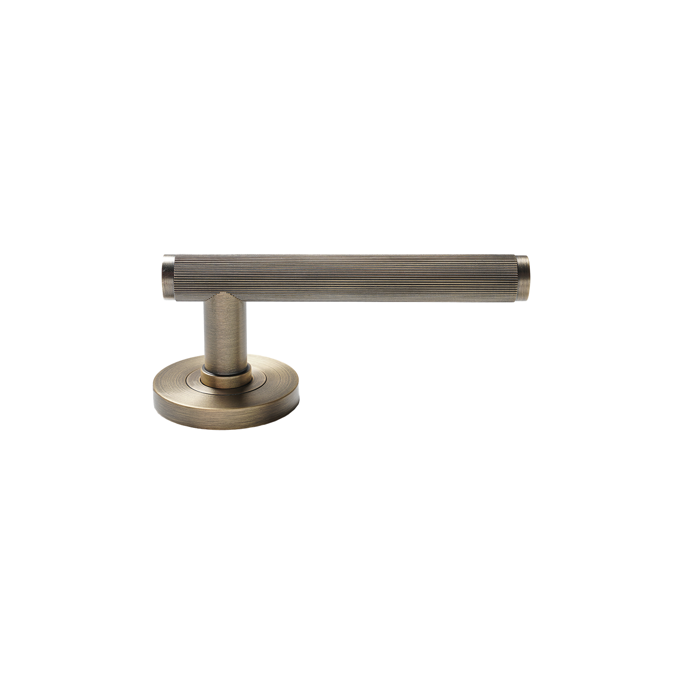 Momo Bellevue Solid Brass Lined Mortice Lock Privacy Lever Set In Dark Brushed Brass (2)