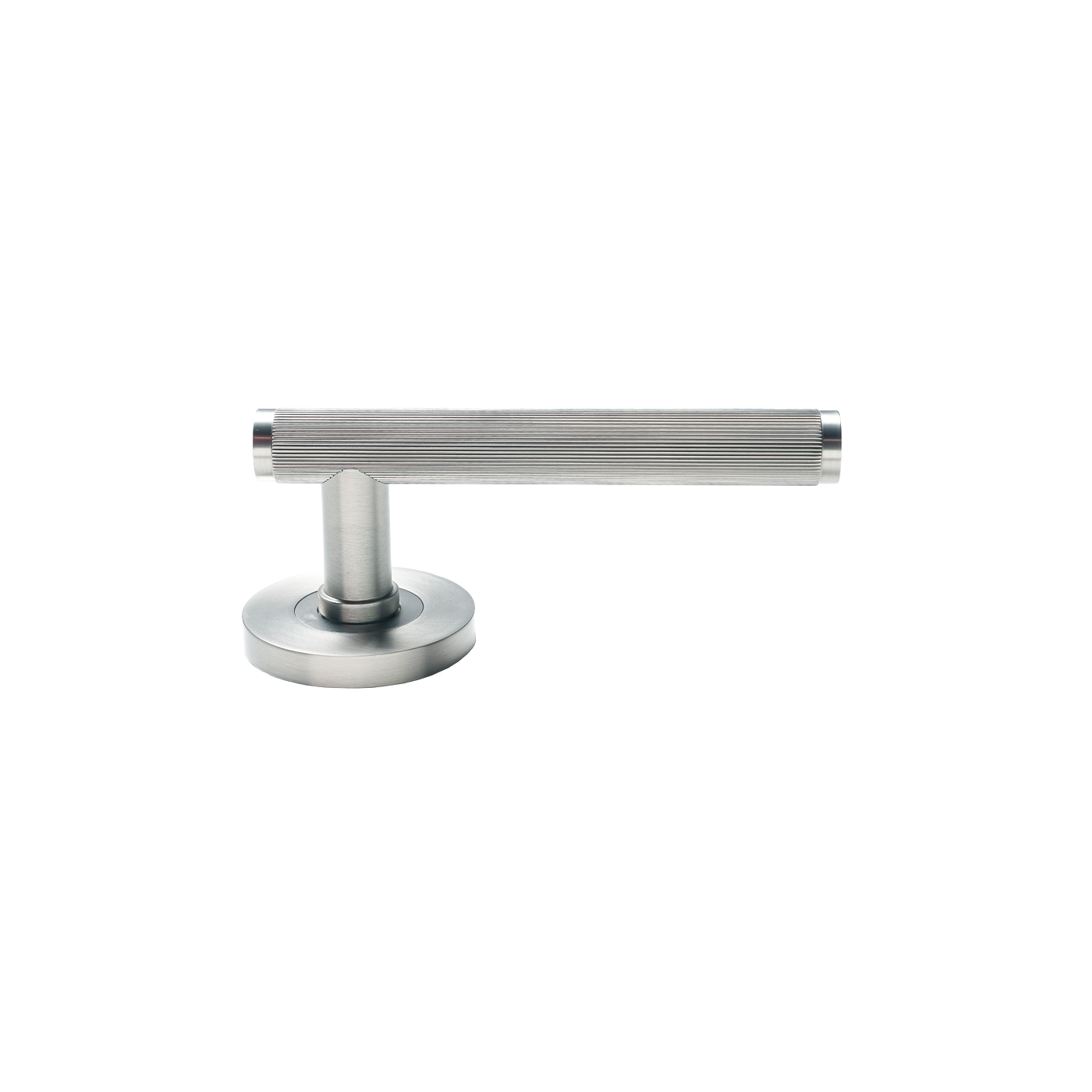 Momo Bellevue Solid Brass Lined Mortice Lock Privacy Lever Set In Dull Brushed Nickel (2)
