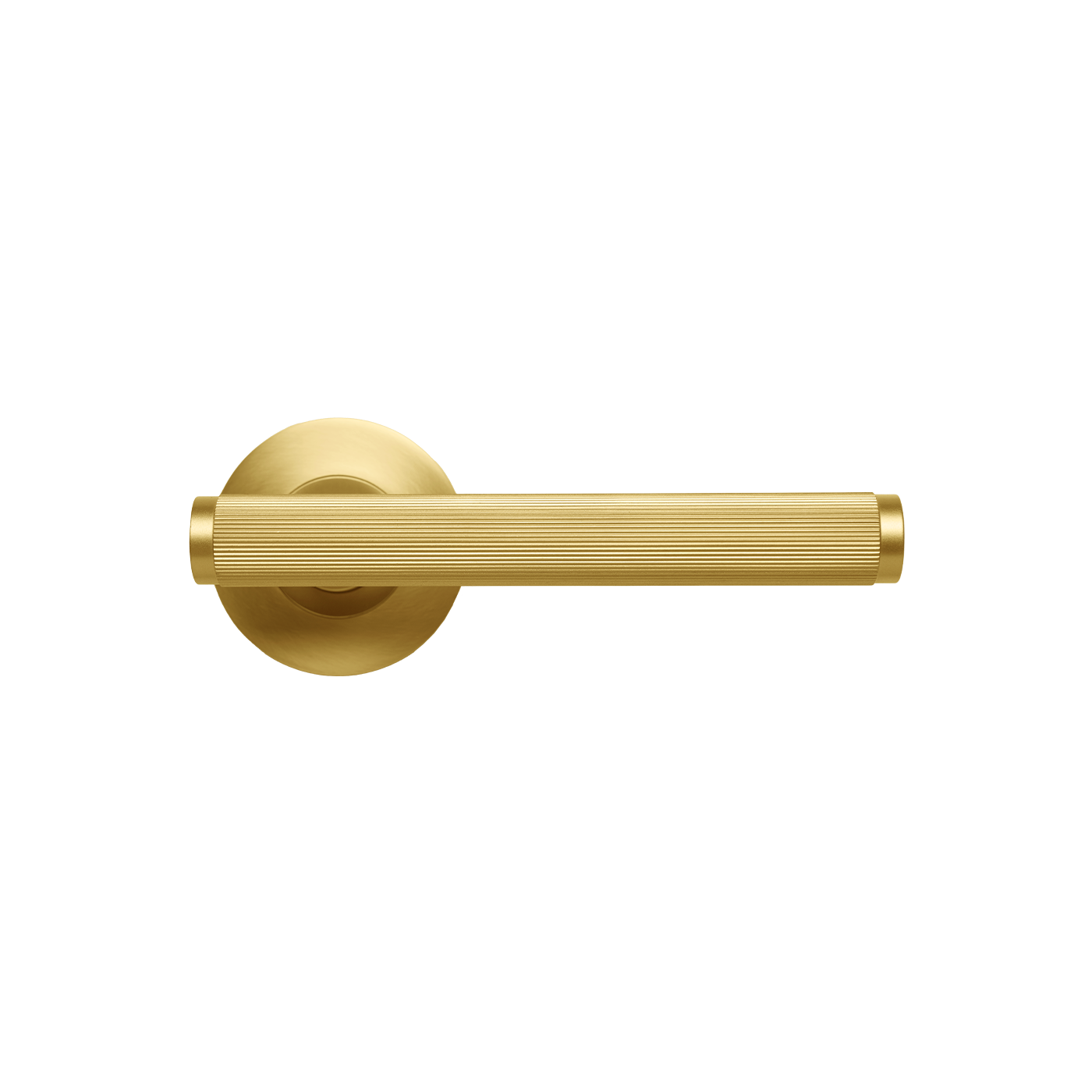 Momo Bellevue Lined Lever Handle Set Brushed Satin Brass