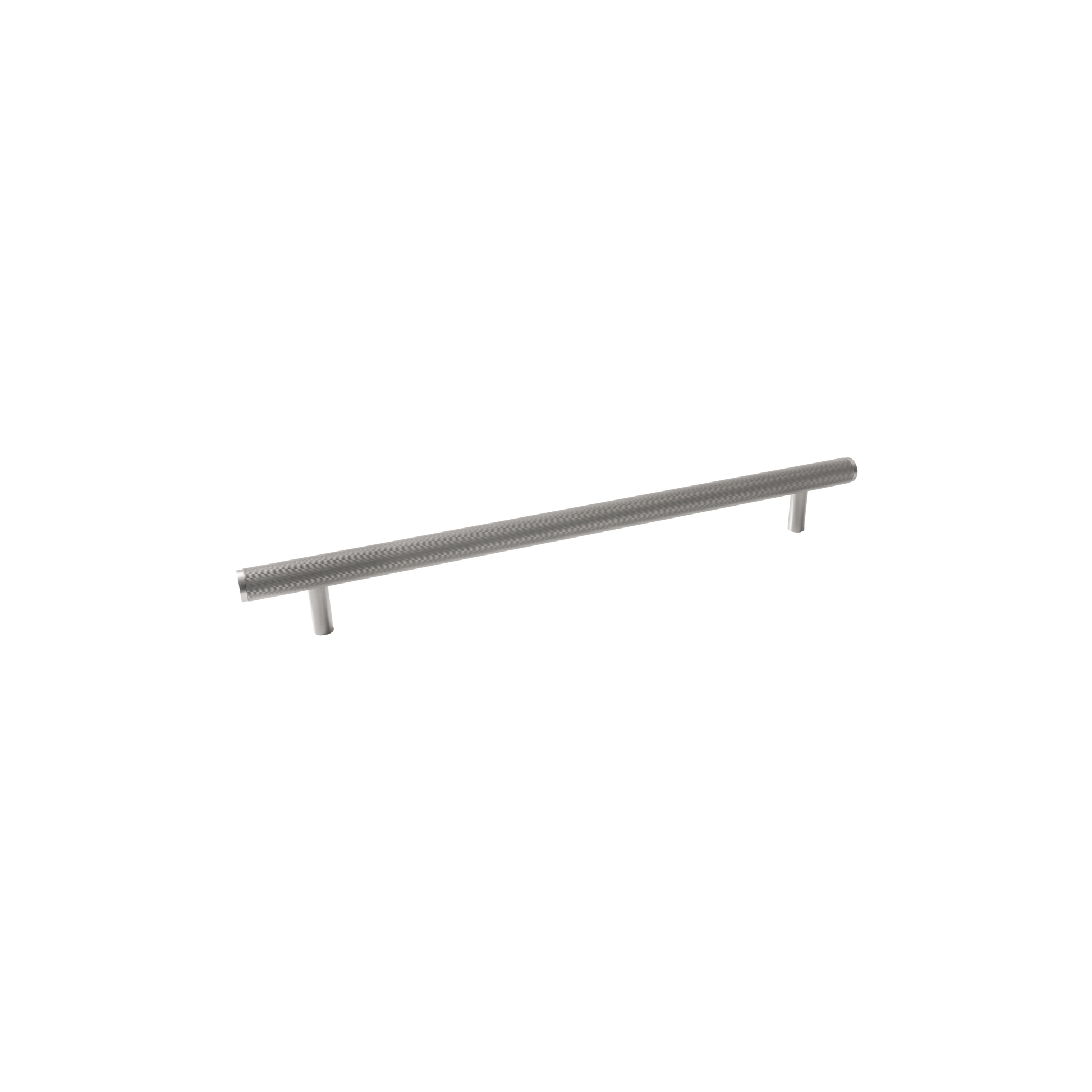 Momo Bellevue Lined Solid Brass Door Pull Handle In Dull Brushed Nickel