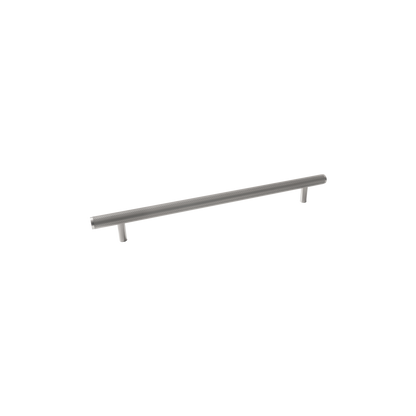 Momo Bellevue Lined Solid Brass Door Pull Handle In Dull Brushed Nickel