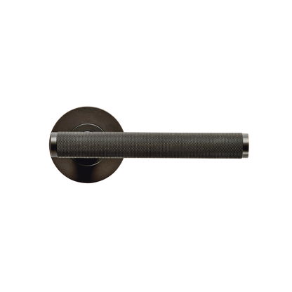 Momo Bellevue Knurled Lever Handle Set Dark Bronze
