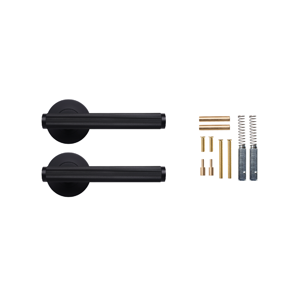 Momo Bellevue Lined Lever Handle Matt Black (2)