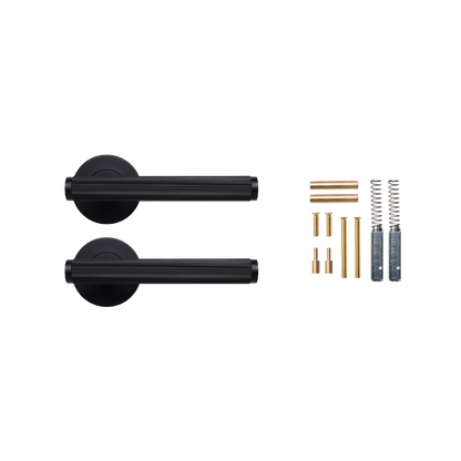 Momo Bellevue Lined Lever Handle Matt Black (2)