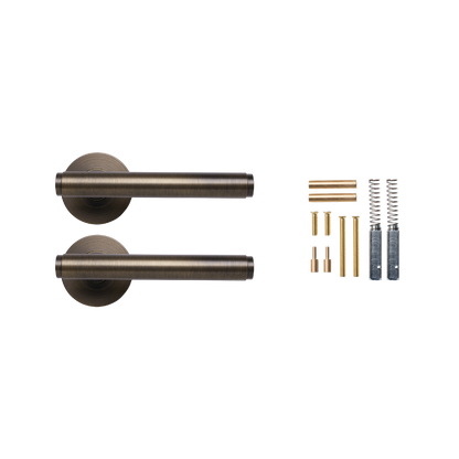 Momo Bellevue Plain Lever Handle Set Bronze (2)