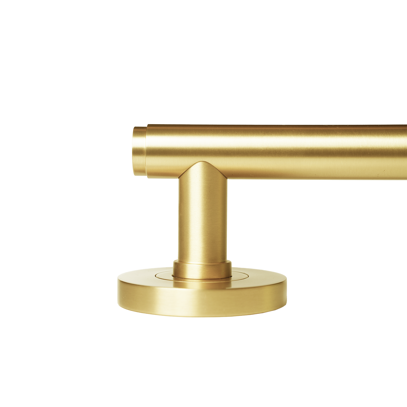 Momo Bellevue Solid Brass Plain Mortice Lock Passage Lever Set In Brushed Satin Brass (3)