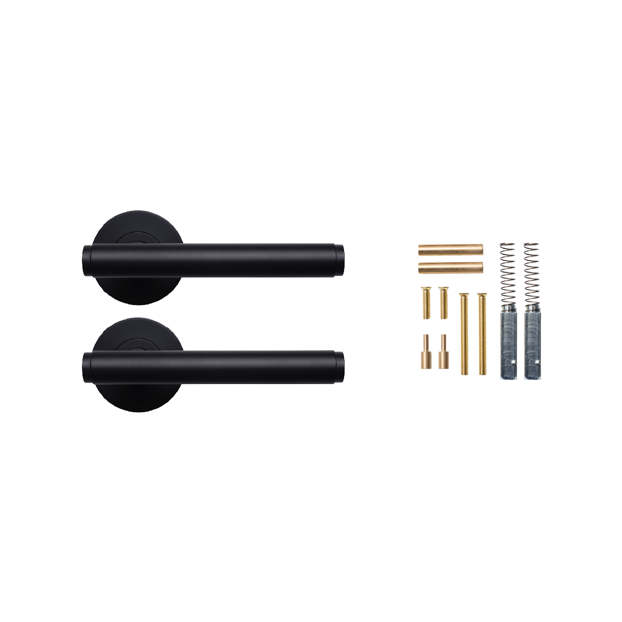 Momo Bellevue Plain Lever Handle Matt Black (2)