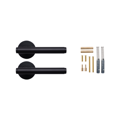 Momo Bellevue Plain Lever Handle Matt Black (2)