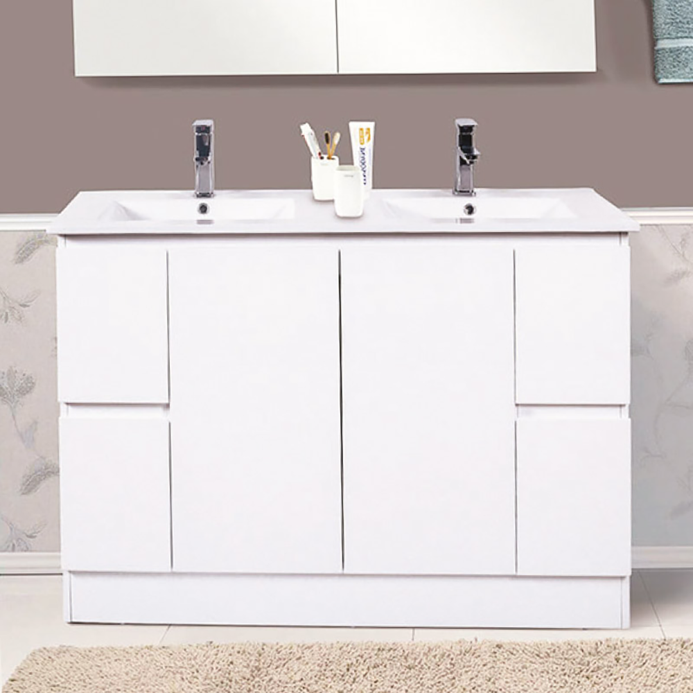 Rio 1200mm Double Bowl Freestanding Vanity
