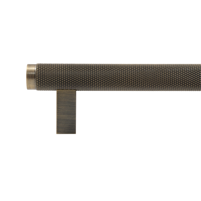 Momo Bellevue Knurled Bar Pull Solid Brass 160mm in Dark Brushed Brass (2)