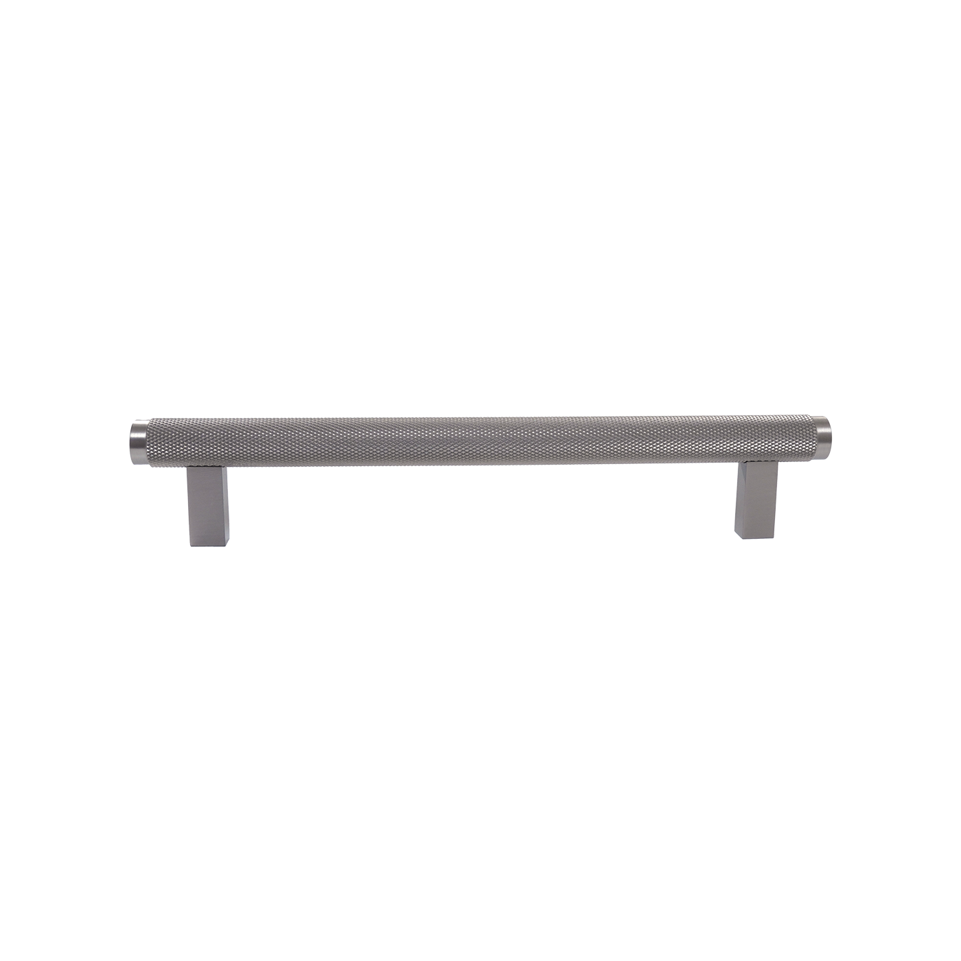 Momo Bellevue Knurled Bar Pull Solid Brass 160mm in Dull Brushed Nickel (1)