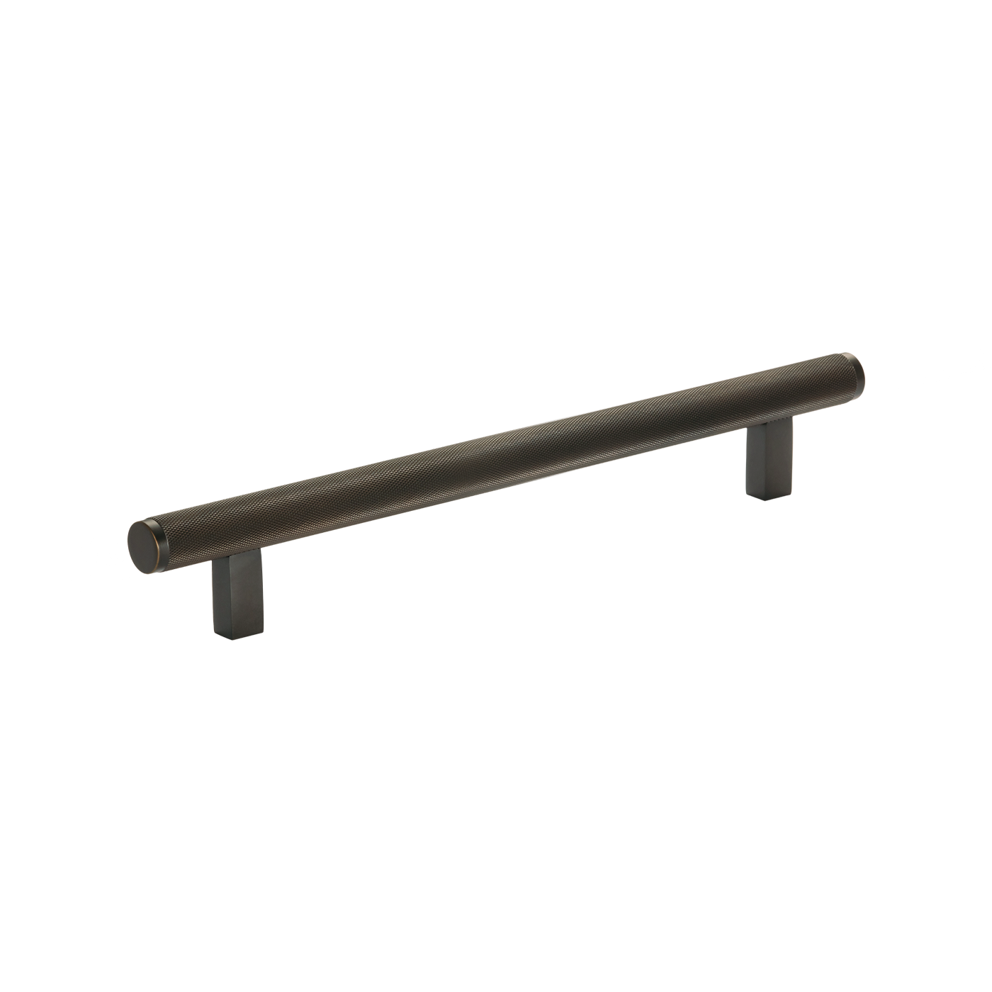Momo Bellevue Knurled Bar Pull Solid Brass 160mm in Dark Bronze