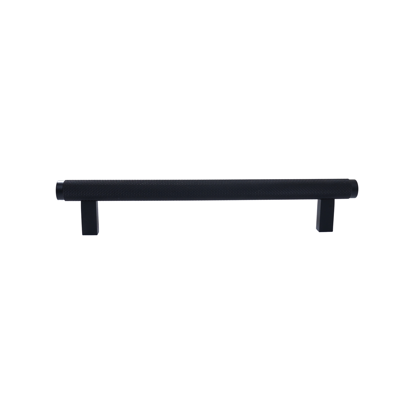 Momo Bellevue Knurled Bar Pull Solid Brass 160mm in Matt Black (1)