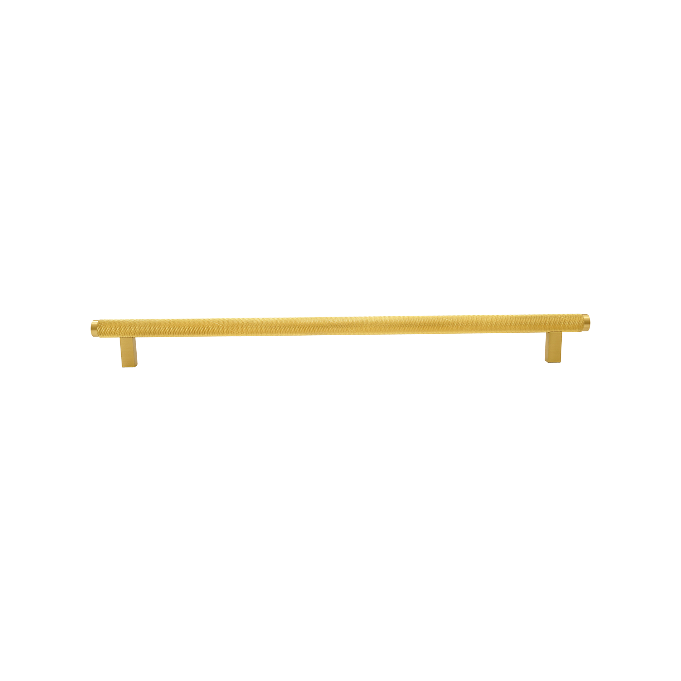 Momo Bellevue Knurled Bar Pull Solid Brass 320mm in Brushed Satin Brass (1)