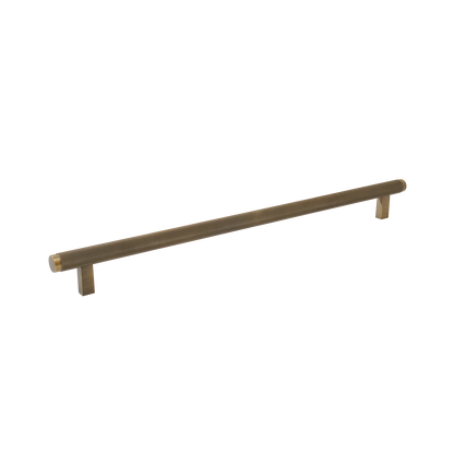 Momo Bellevue Knurled Bar Pull Solid Brass 320mm in Dark Brushed Brass
