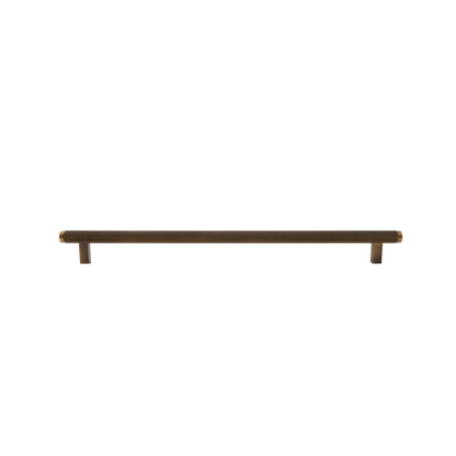 Momo Bellevue Knurled Bar Pull Solid Brass 320mm in Dark Brushed Brass (1)