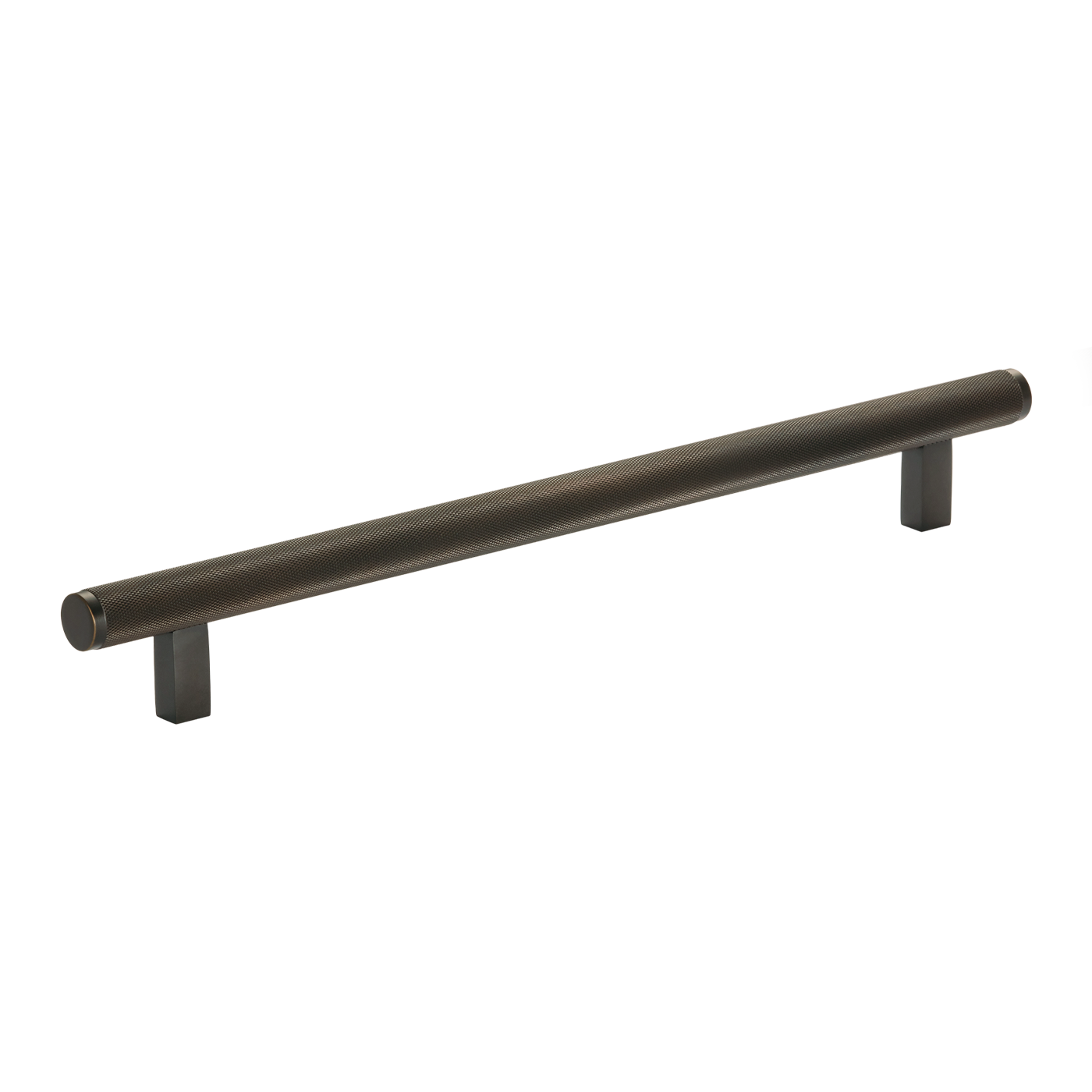 Momo Bellevue Knurled Bar Pull Solid Brass 320mm in Dark Bronze