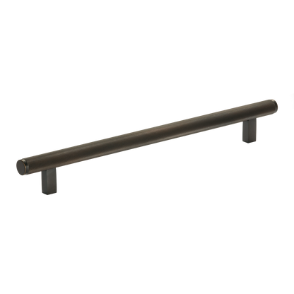 Momo Bellevue Knurled Bar Pull Solid Brass 320mm in Dark Bronze