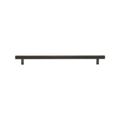 Momo Bellevue Knurled Bar Pull Solid Brass 320mm in Dark Bronze (1)