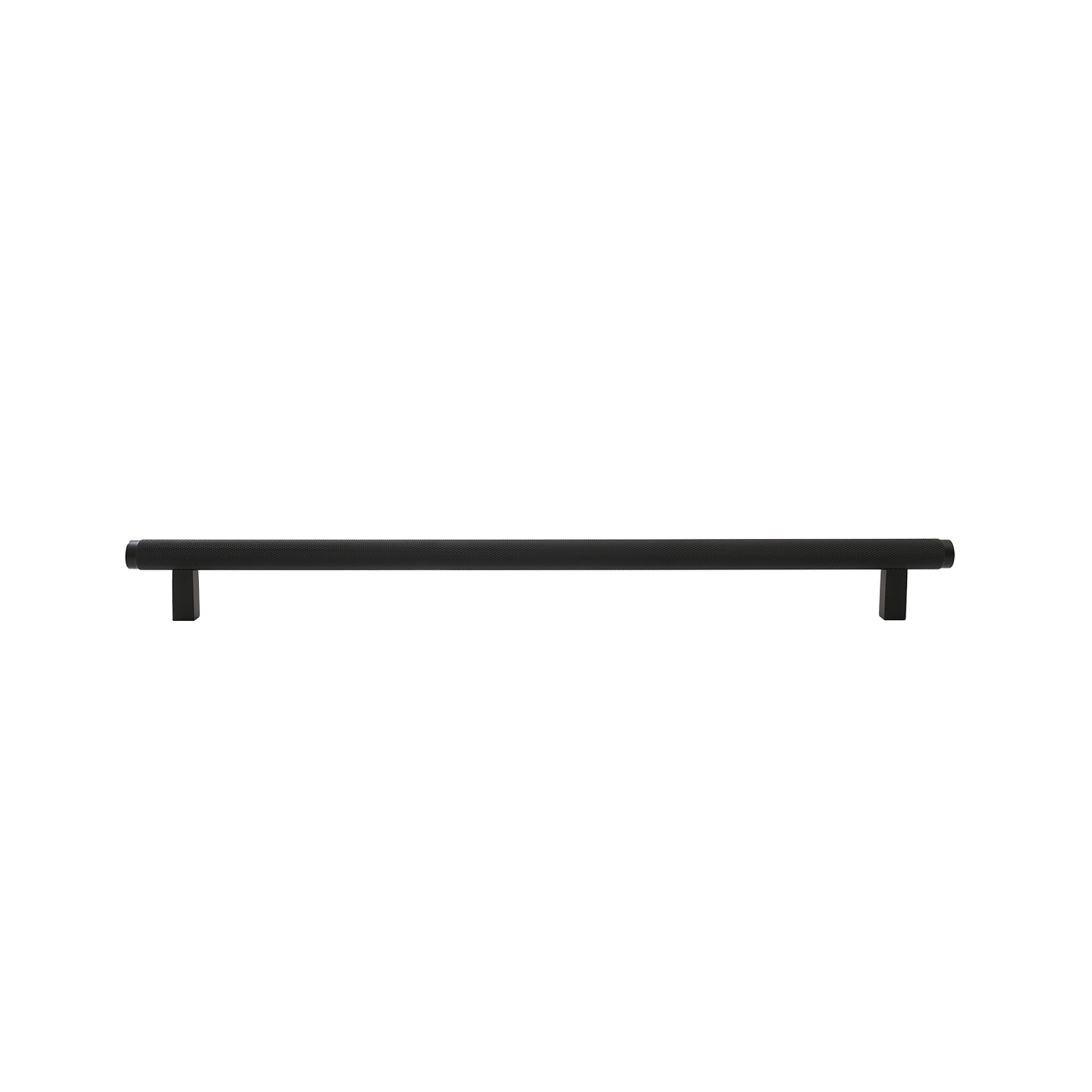 Momo Bellevue Knurled Bar Pull Solid Brass 320mm in Matt Black (1)