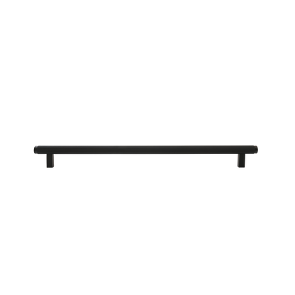 Momo Bellevue Knurled Bar Pull Solid Brass 320mm in Matt Black (1)