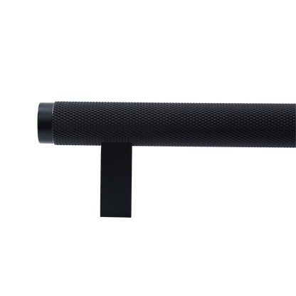 Momo Bellevue Knurled Bar Pull Solid Brass 320mm in Matt Black (2)