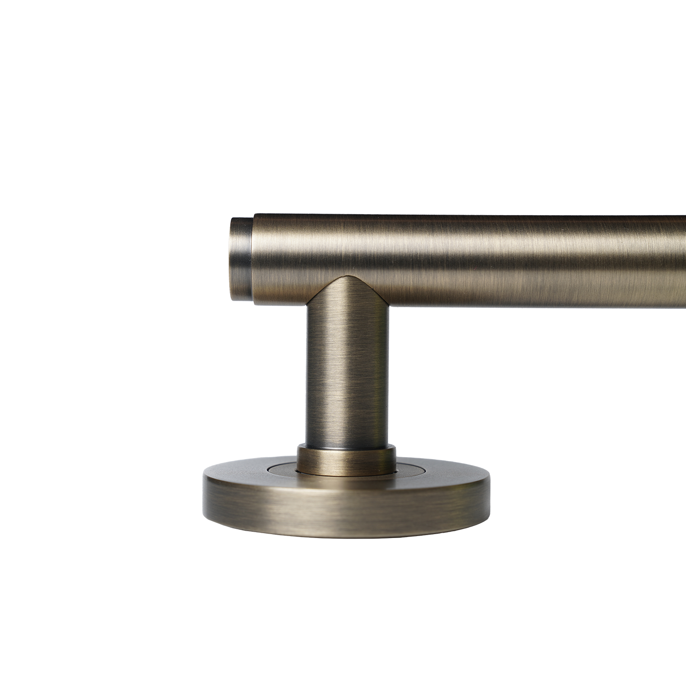 Momo Bellevue Solid Brass Plain Mortice Lock Passage Lever Set In Dark Brushed Brass (3)
