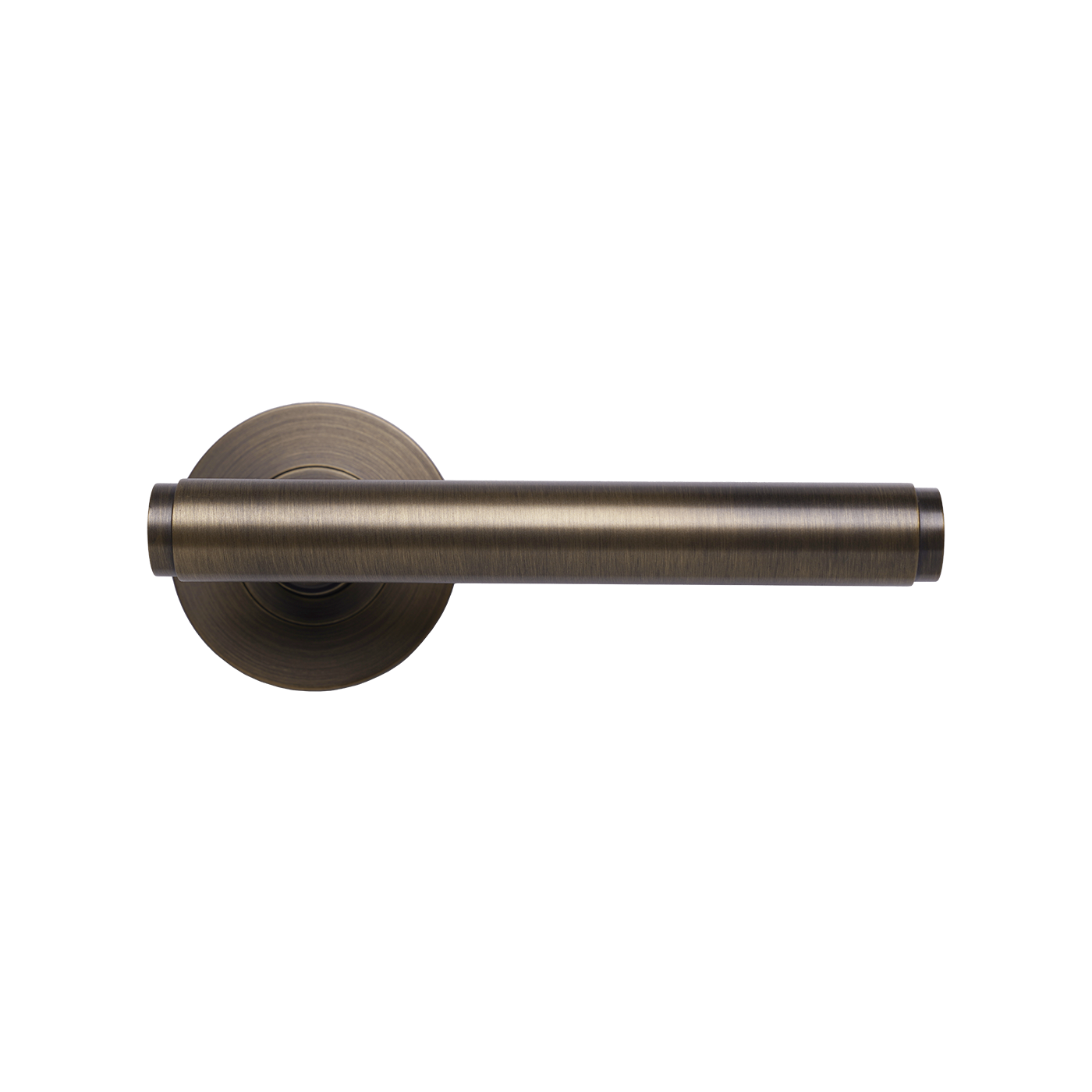 Momo Bellevue Solid Brass Plain Tubular Latch Privacy Lever Set In Bronze (1)