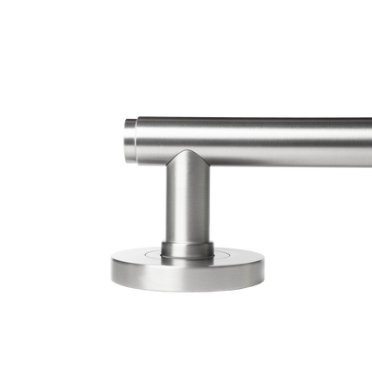 Momo Bellevue Solid Brass Mortice Lock Plain Privacy Lever Set In Dull Brushed Nickel (3)