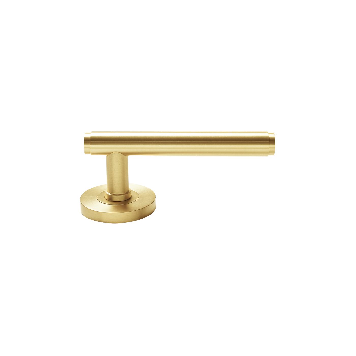 Momo Bellevue Solid Brass Plain Mortice Lock Privacy Lever Set In Brushed Satin Brass (2)